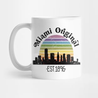 Miami Original Retro Rainbow Mug